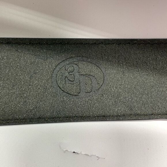 3D metallic and black gold buckle belt NWOT - Picture 6 of 6